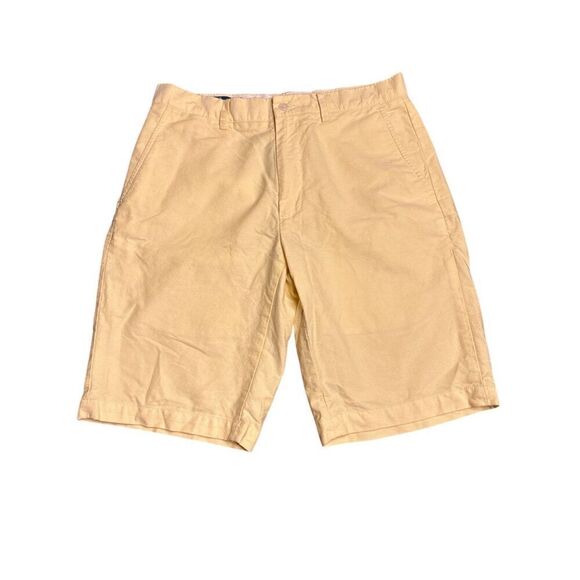 Ralph Lauren Polo Shorts Mens 31 Yellow Flat Front Chino Golf Preston - Picture 1 of 10